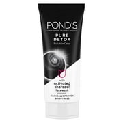 POND'S Pure Detox Face Wash 100 g, Daily Exfoliating & Brightening Cleanser