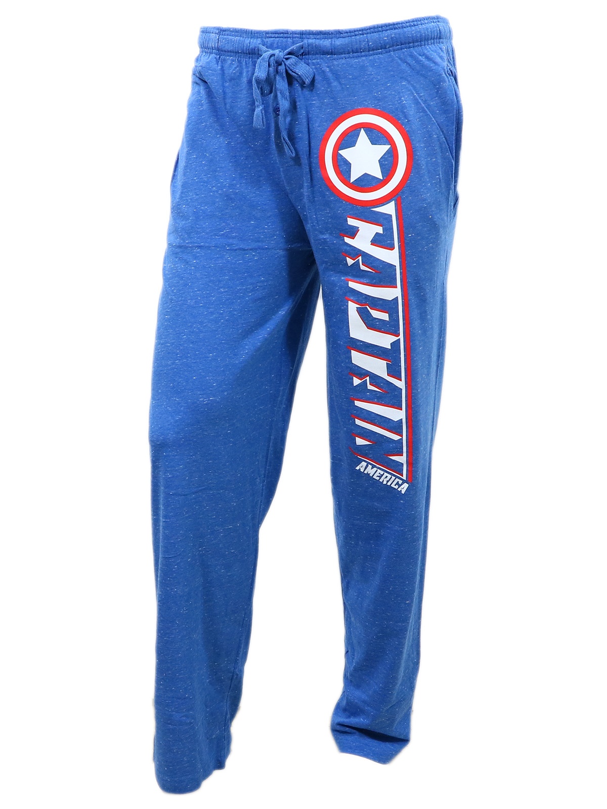 Bioworld MARVEL Captain America Blue Snow Pajama Sleep Pants S