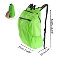 thumbnail image 5 of Unique Bargains 1 Set Packable Backpack Durable Hiking Backpack Light Green, 5 of 5