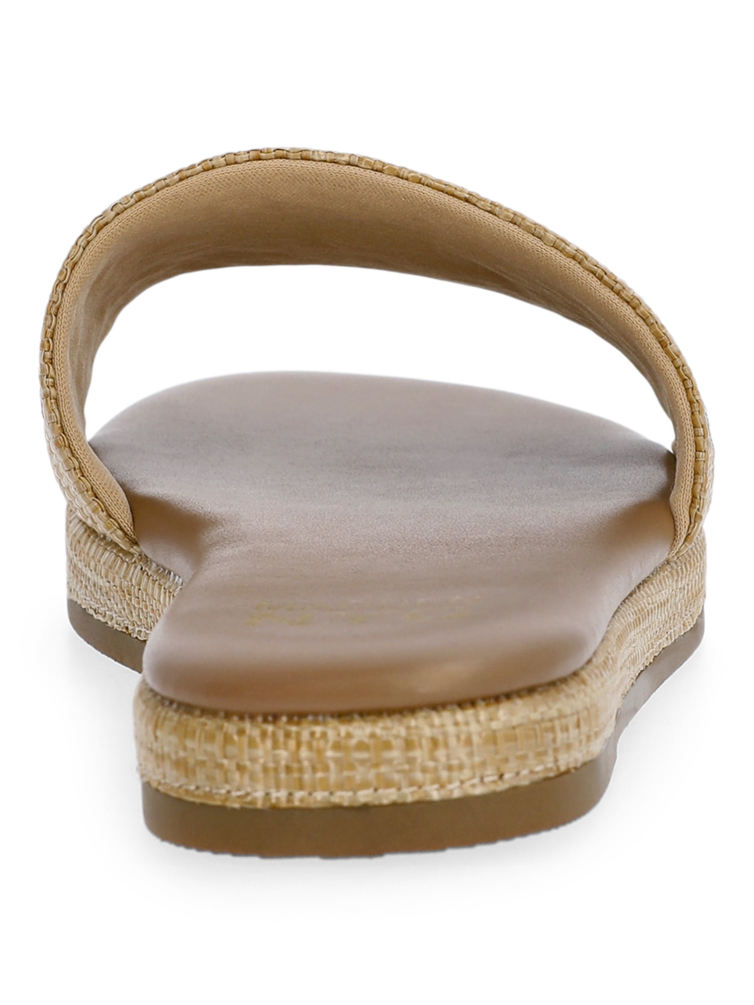 Madden NYC Women's Raffia Slide Sandals