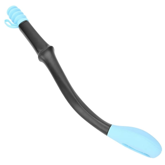 Toilet paper wiping aid， long distance comfortable toilet wiping aid ， self-wiping aid toilet aid stick - bathroom butt wiper - ideal daily life aid for the elderly with reduced mobility blue