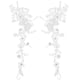 thumbnail image 1 of KAKOWELY 1 par de guantes de tul para vestido de novia, guantes de encaje para fiesta de té, guantes de tul para mujer, guantes de novia para boda, 1 of 5