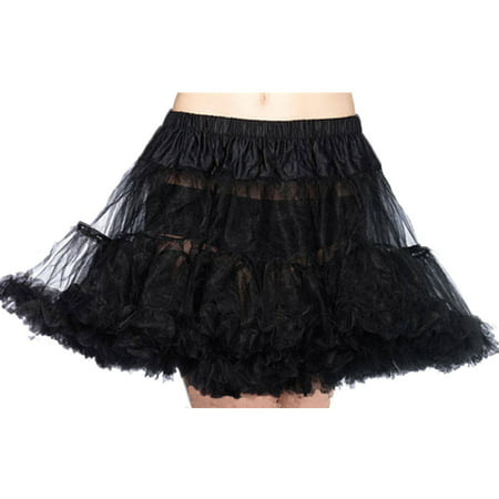 Leg Avenue Women's Petticoat Dress, Black, One Size