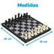 thumbnail image 3 of Ajedrez Profesional Magnético Bluelander Tablero Plegable y Portátil de 25cm x 25cm Bluelander  Blanco con Negro, 3 of 7