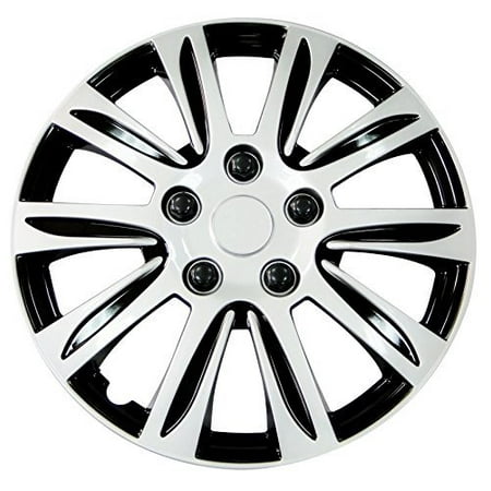 - Hubcaps, 16 Inch Silver Label Premier For Jeep Plastic Wheel Cover, Set Of 4