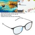 thumbnail image 4 of Gafas para daltonismo, alto contraste, reducen la distorsión, gafas para debilidad del color, para interiores y exteriores, marco negro, 4 of 8
