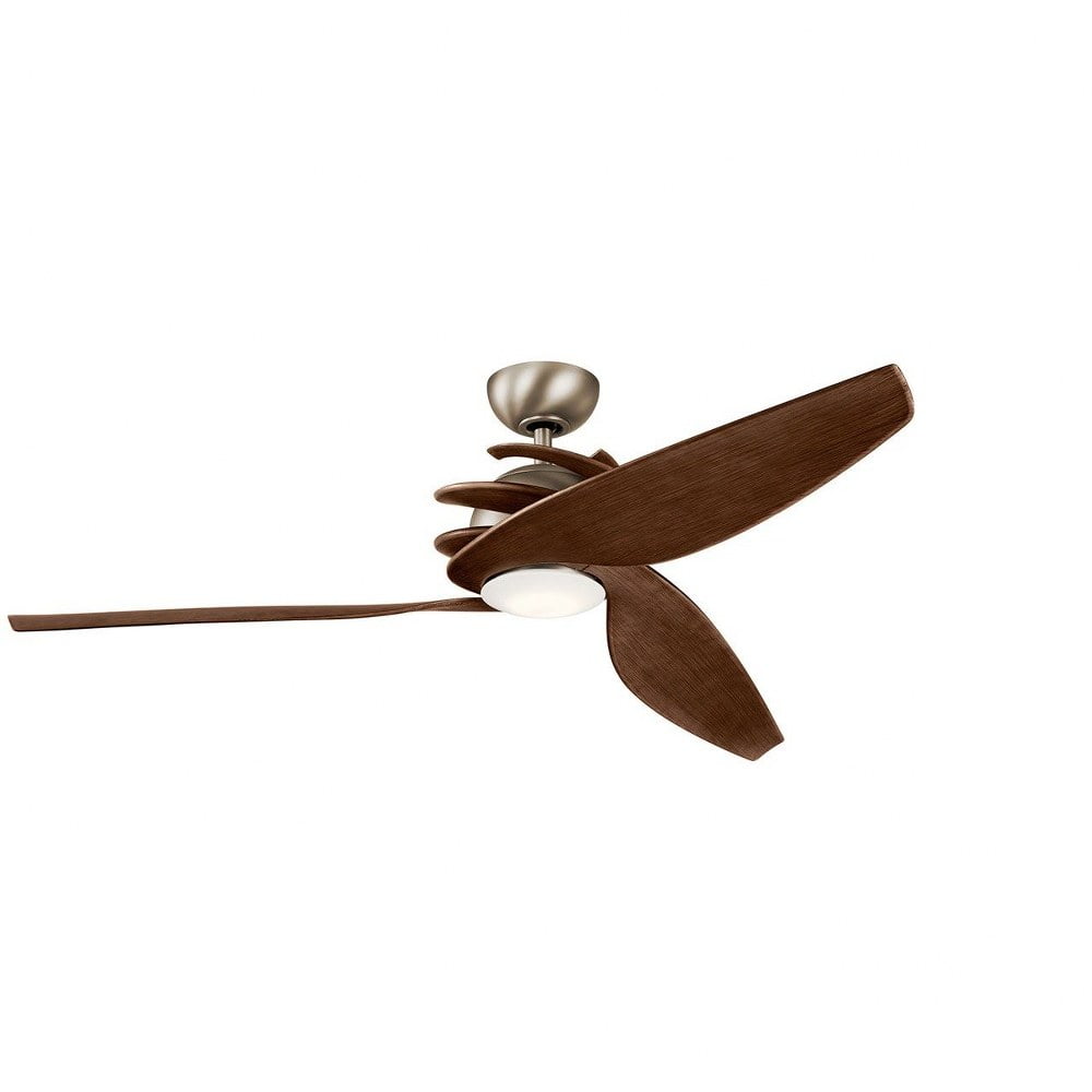 300700AP Kichler Lighting Spyra - Ceiling Fan with Light Kit - 14.25 inches tall by 62 inches wide-Antique Pewter Finish