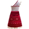 thumbnail image 6 of Princess Costume for Girls Kids Birthday Halloween Dress up With Necklace Shell anklet, 6 of 8