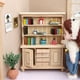 thumbnail image 2 of Armario de almacenamiento Dollhouse Furniture de 3 niveles, madera de roble, 1/12, 2 of 3