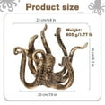 thumbnail image 5 of Nuevo producto Escultura de pulpo Pulpo Decoración de resina para el hogar Sala de estar Jardín Paisaje Océano Belleza Decoración Chen, 5 of 5