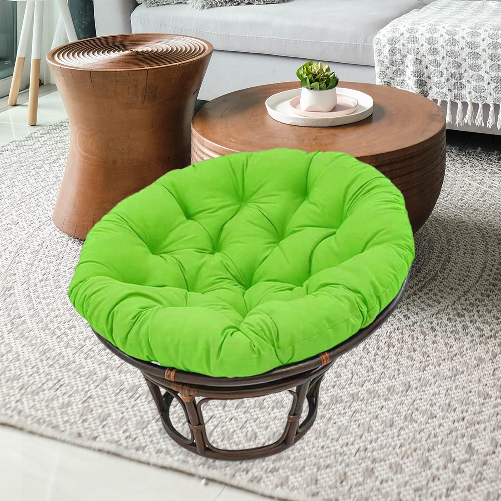 Gazechimp 40cm Swing Hanging Chair Cushion, Egg Chair Cushion for Indoor, Outdoor, Garden, Green