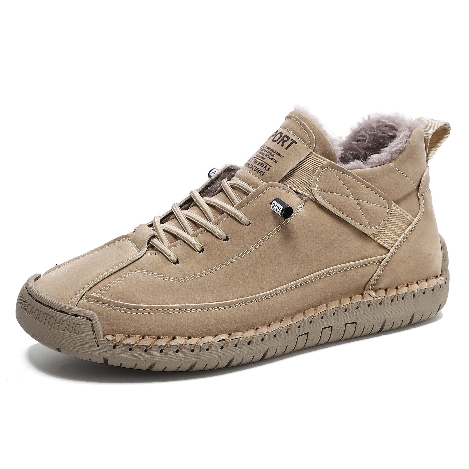Elira Supportive Men's Slip On Sneakers Ergonomic Orthopedic Walking Shoes for Hiking Camping and Driving