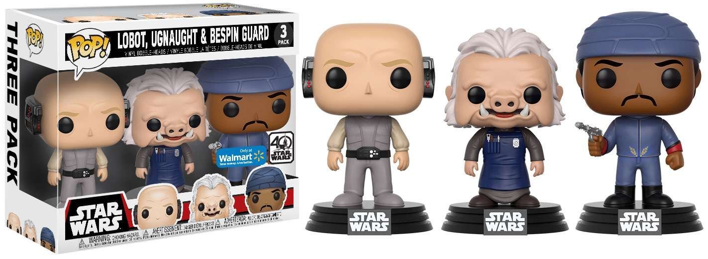 Funko Movies: POP! Star Wars - Cloud City 3 Pack, Lobot, Ugnaught, Bespin Guard - Walmart Exclusive - image 5 of 5