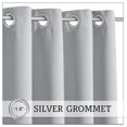 thumbnail image 2 of Cortinas para Exteriores RYB HOME Opacas, Impermeables, Gris Claro, 2 of 8
