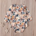 thumbnail image 6 of Fesfesfes Newborn Infant Baby Bodysuit Girls Fashion Long Sleeve Floral Romper Bodytsuit Outfits Summer Sale, 6 of 9