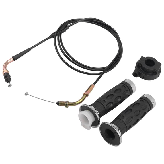 Universal Throttle Twist Grip Set with 78 inch Scooter Throttle Cable for 50Cc 80Cc 125Cc 150Cc GY6