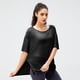 thumbnail image 1 of Blusa deportiva holgada para mujer, ligera, transpirable, para correr, con abertura, de secado rápido, para yoga, de manga corta, moderna y hermosa, 1 of 3