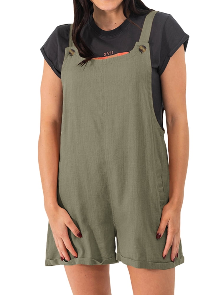 cotton jumpsuit shorts