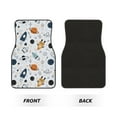 thumbnail image 2 of Pofeuu Cartoon Planets Print Car Foot Mat Set of 4 Pieces - All-Weather Full Set Floor Mats for Cars Trucks SUVs, 2 of 7