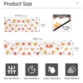 thumbnail image 3 of Yayeee Faucet Mat for Kitchen Sink 14.7" Diatomite Long Splash Guard Pad, Watercolor Autumn Leaves, 2 Pack, 3 of 7