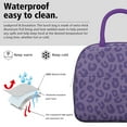 thumbnail image 3 of Womens Purple Leopard Print Lunch Box for Work,Insulated Lunch Bag for Women,Loncheras Para Mujer,Leakproof Adult Lunch Bag for Work,Beach,Travel,Picnic,Camping, 3 of 7