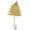 Large, variant on Namzi Figurines Toys Decor,Leaf Ornament Simple Design Marble Base Nordic Style Golden Wrought Iron Feather Garniture for Home （Small）