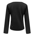 thumbnail image 4 of Veste en Cuir Femme Hiver Femme Manteau Ajusté à Manches en Cuir Veste Courte Manteau Décontracté, 4 of 7