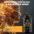 thumbnail image 3 of Brain Honey Capsules – BrainHoney Natural Blend Memory Focus Support Supplement, 1 Pack, 60 Capsules, 3 of 7