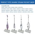 thumbnail image 2 of Paquete de 3 almohadillas de repuesto para mopa de vapor Shark Steam Pocket Mop serie S3500, S3501, S3601, S3550, S3501WM, S3901, SE450, S3601D y S3901D., 2 of 5