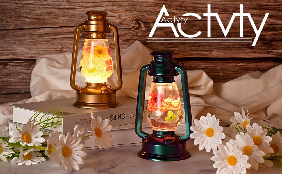 Oil Lamp Resin Molds Set, Hurricane Lamp Silicone Mold for Resin Casting, Epoxy Light Molds with 3pcs LED Lights DIY Retro Lantern Indoor Oil Lamps for Table Fireplace Home Decoration