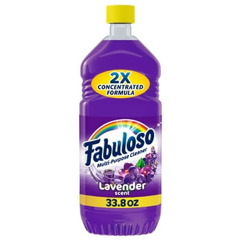 Fabuloso Multi-Purpose Cleaner, 2X Concentrated Formula, Lavender Scent, 33.8 fl oz