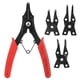 thumbnail image 2 of Alicates Circlip Alicates Multifuncionales 2 Piezas Multifuncionales 4 en 1 Alicates de Circlip de Acero Premium Alicates de Anillo a Presión Juego de Combinación de Alicates con Herramienta de Cabeza, 2 of 8