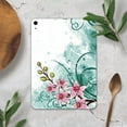 thumbnail image 4 of DesignSkinz Pink & Green Watercolor Floral Full-Body Skin Decal Wrap Cover for iPad 3rd Gen (A1416/A1430/A1403), 4 of 4