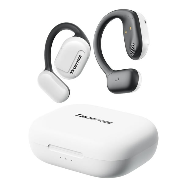 Auriculares Open Ear truefree O1 Bluetooth 5.3 inalámbricos blancos