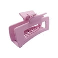 thumbnail image 4 of Time and Tru Women's Adult Women's Hair Claw Clip 2-Pack, Pink, 4 of 7