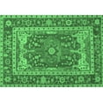 thumbnail image 1 of Ahgly Company Indoor Rectangle Persian Emerald Green Traditional Area Rugs, 2' x 4', 1 of 4