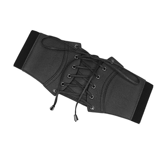 GRABLOOM Stretchable Corset Belt Women Wide Belt Fashion Tie Corset Elastic Waistband