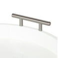 thumbnail image 3 of Kate and Laurel Lipton Modern Round Tray, 15.5 inch Diameter, White and Silver, Decorative Accent Tray for Storage and Display, 3 of 8