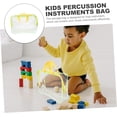 thumbnail image 4 of HUGFEGWE Children's Musical Instrument Backpack Musical Toys Bag Toys Bag Music Toys Instruments Bag for 1-3 Toys for Mini Backpacks Pvc Transparent CA919-108724, 4 of 9