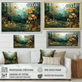 thumbnail image 4 of Designart "Forest captivate Canopy Patchwork II" Landscapes Floater Framed Canvas Wall Art, 4 of 7