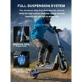 thumbnail image 6 of 50MPH Electric Scooter Adults 1500W Single Motor, 60V 35Ah Battery, Max 45Miles Fast Sports Escooter, 11" Foldable Off-Road E Scooter with Dual Hydraulic Brakes & Full Suspension, 6 of 9