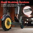 thumbnail image 4 of Electric Scooter Long-Range Portable Commuting Scooter - 350W Motor 8.5" Solid Tires, up to 19MPH and 20Miles, 4 of 7