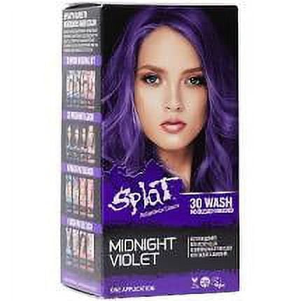 Splat Midnight Violet  Hair Dye, Semi-Permanent  Hair Color "MANGO SIX B&M"