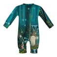 thumbnail image 6 of Totoro Baby Long Sleeve Footless, Infant Playsuit Romper Jumpsuits for Boys Girls, 6 of 8