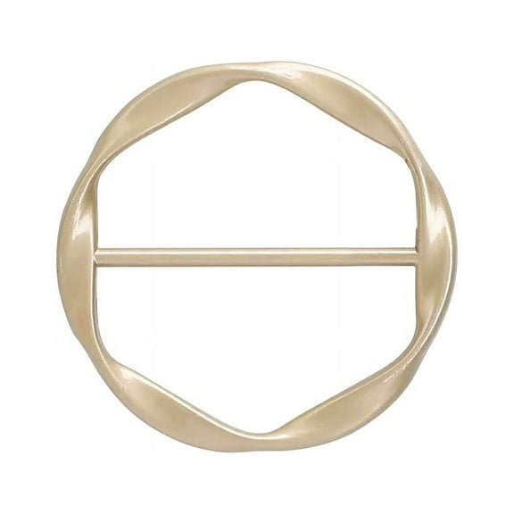 ZPAQI Silk Scarf Ring Clip T-Shirt Tie Clips for Women Scarves Clasp Waist Buckle