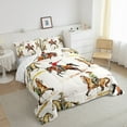 thumbnail image 3 of Manfei Rustic Western Cowboy Bedding Comforter Set,Farm Animal Horse Twin Comforter Sets,Country Farmhouse Bedding Set For Boys Kids,Microfiber Bedroom Decor Reversible,2-Piece, 3 of 8