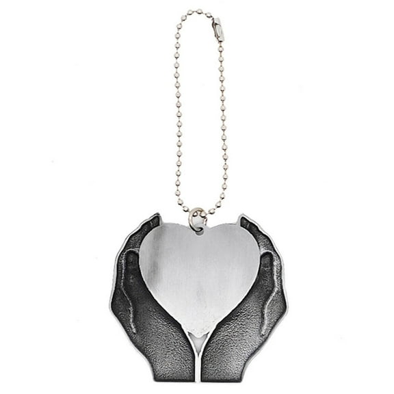 SIEYIO Customizable Heart shaped Car Charm Unique Auto Pendant for Car Hangings Decors