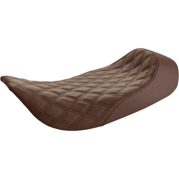 Saddlemen Renegade Lattice Stitch Brown Solo Seat (897-06-002BLS)