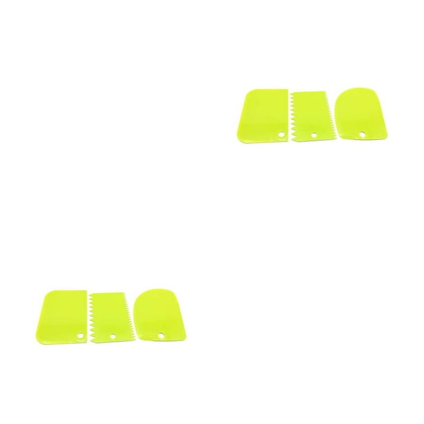Kearding Espátula para hornear, 3 piezas, postre de panadería, crema para pastel DIY, pastelería más suave, utensilios para decoración de glaseado, Type2 NO2 Kearding CBP084103