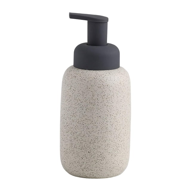 Dispensador de jabón líquido recargable, recipiente de cerámica para loción líquida y lavado de manos. Blanco A